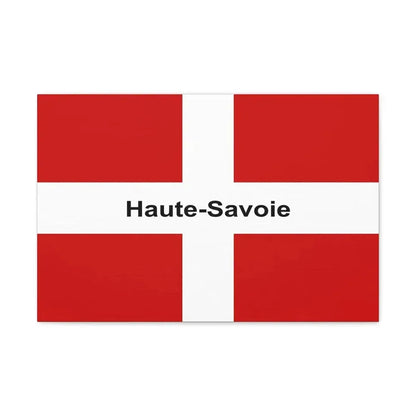 Flag of Haute Savoie France - Canvas Wall Art - The Sticker Space