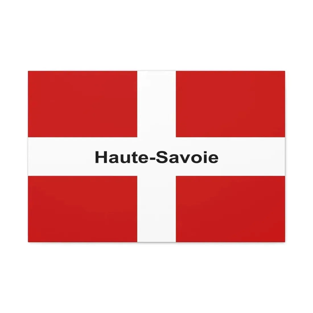 Flag of Haute Savoie France - Canvas Wall Art - The Sticker Space