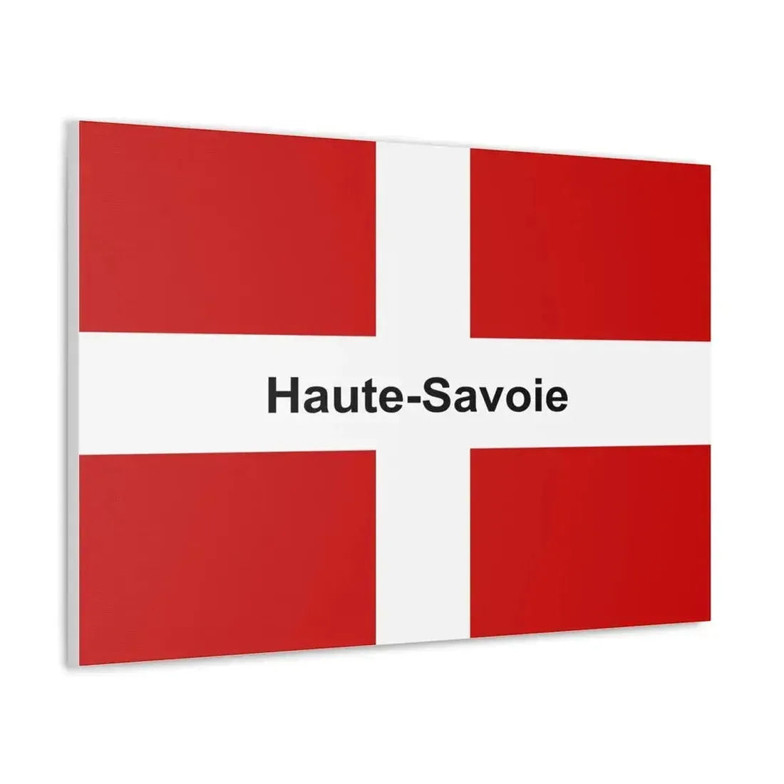 Flag of Haute Savoie France - Canvas Wall Art - The Sticker Space