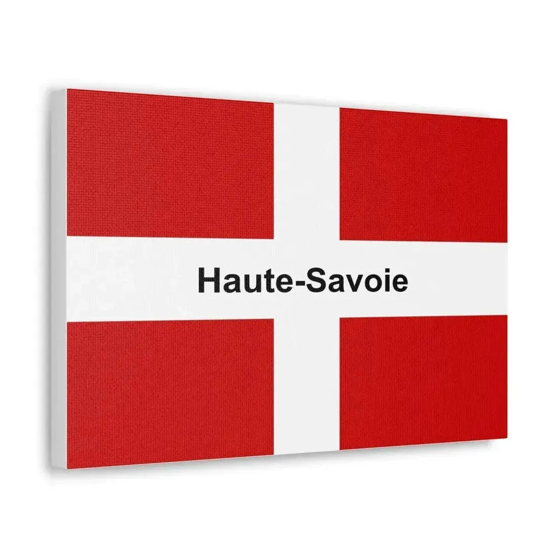 Flag of Haute Savoie France - Canvas Wall Art - The Sticker Space