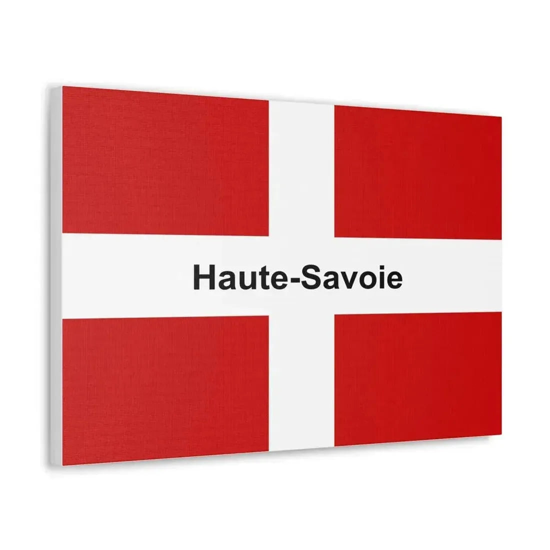Flag of Haute Savoie France - Canvas Wall Art - The Sticker Space