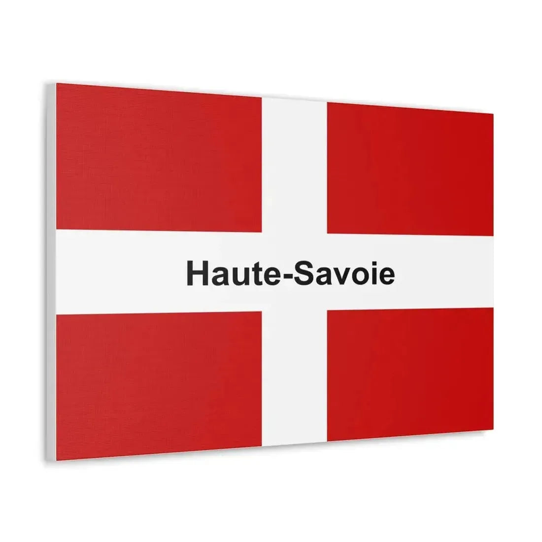 Flag of Haute Savoie France - Canvas Wall Art - The Sticker Space