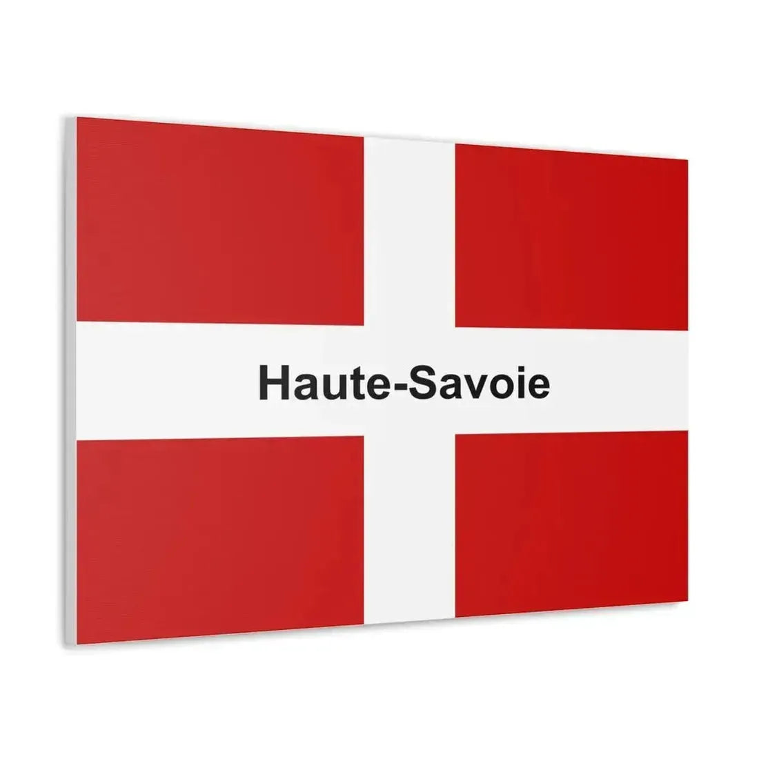 Flag of Haute Savoie France - Canvas Wall Art - The Sticker Space