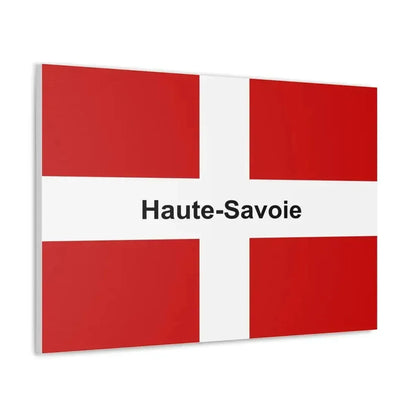 Flag of Haute Savoie France - Canvas Wall Art - The Sticker Space