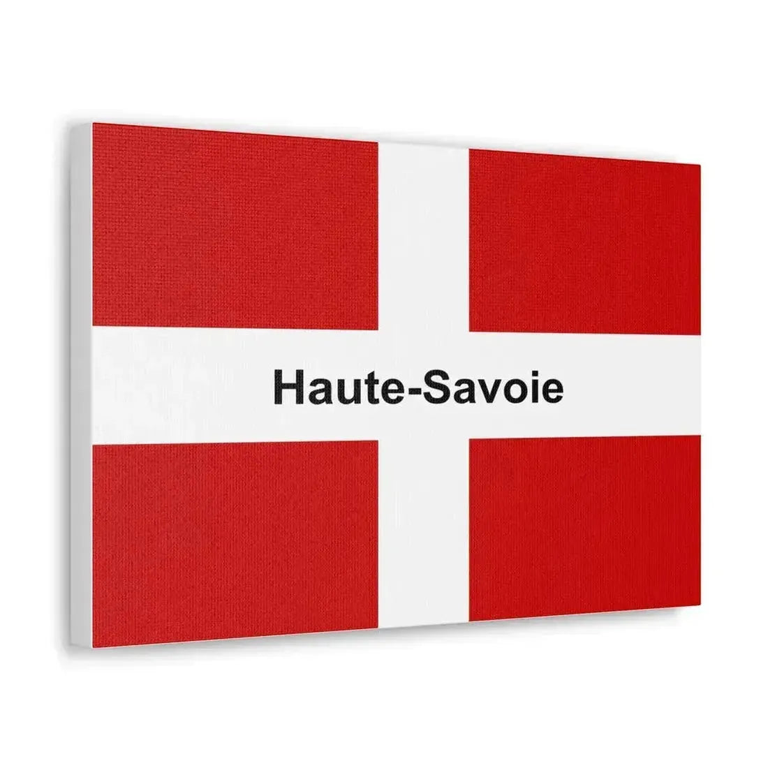 Flag of Haute Savoie France - Canvas Wall Art - The Sticker Space
