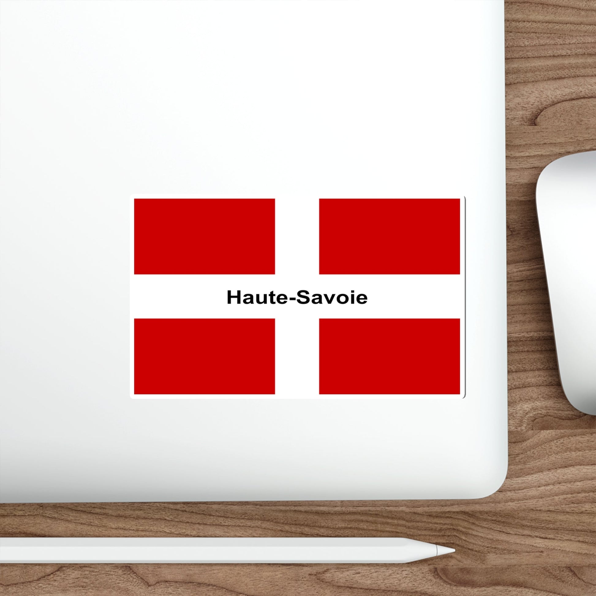 Flag of Haute Savoie France STICKER Vinyl Die-Cut Decal-The Sticker Space