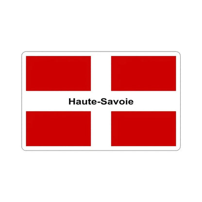 Flag of Haute Savoie France STICKER Vinyl Die-Cut Decal 3 Inch - The Sticker Space