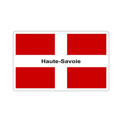 Flag of Haute Savoie France STICKER Vinyl Die-Cut Decal 3 Inch - The Sticker Space