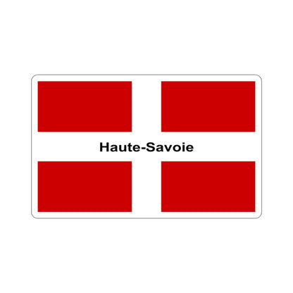 Flag of Haute Savoie France STICKER Vinyl Die-Cut Decal-4 Inch-The Sticker Space