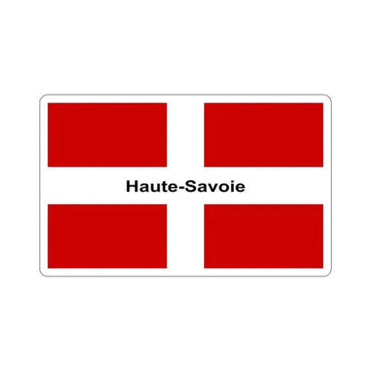 Flag of Haute Savoie France STICKER Vinyl Die-Cut Decal 4 Inch - The Sticker Space