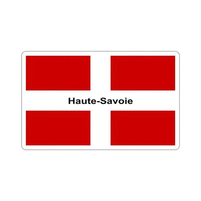 Flag of Haute Savoie France STICKER Vinyl Die-Cut Decal 5 Inch - The Sticker Space
