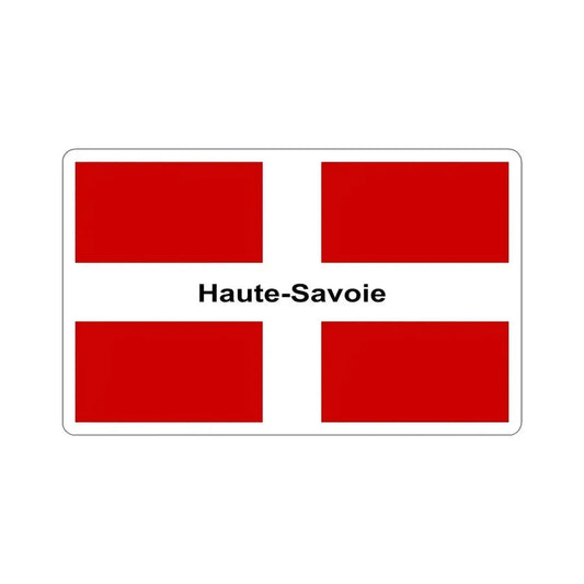 Flag of Haute Savoie France STICKER Vinyl Die-Cut Decal 6 Inch - The Sticker Space