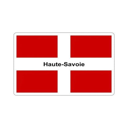 Flag of Haute Savoie France STICKER Vinyl Die-Cut Decal 6 Inch - The Sticker Space