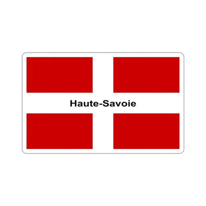 Flag of Haute Savoie France STICKER Vinyl Die-Cut Decal - The Sticker Space