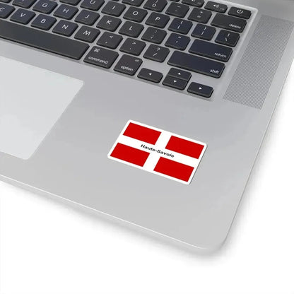 Flag of Haute Savoie France - STICKER Vinyl Kiss-Cut Decal - The Sticker Space