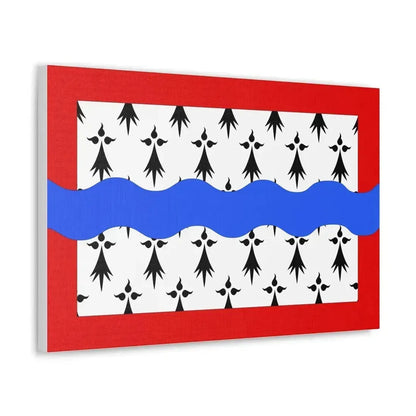 Flag of Haute Vienne France 2 - Canvas Wall Art - The Sticker Space