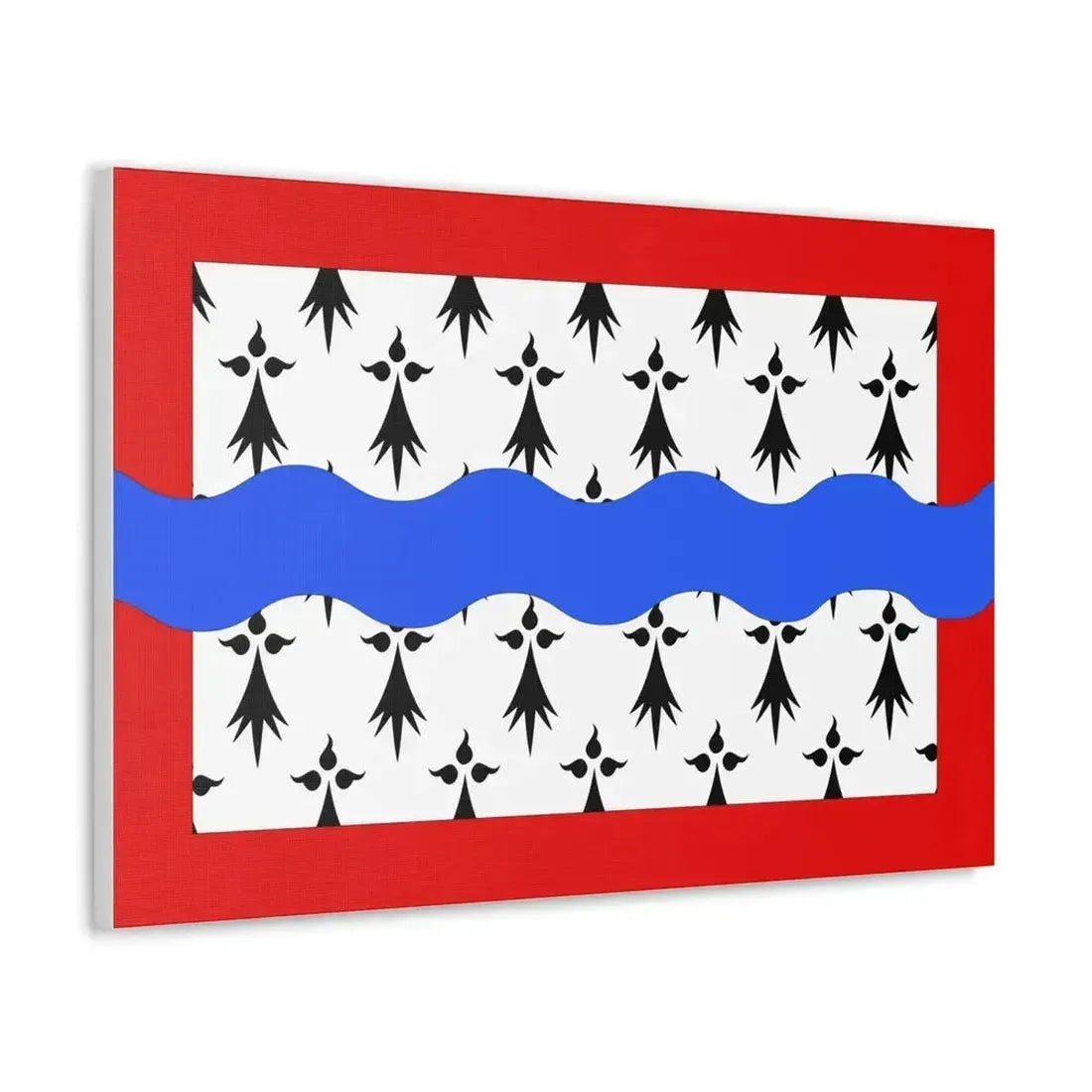 Flag of Haute Vienne France 2 - Canvas Wall Art - The Sticker Space
