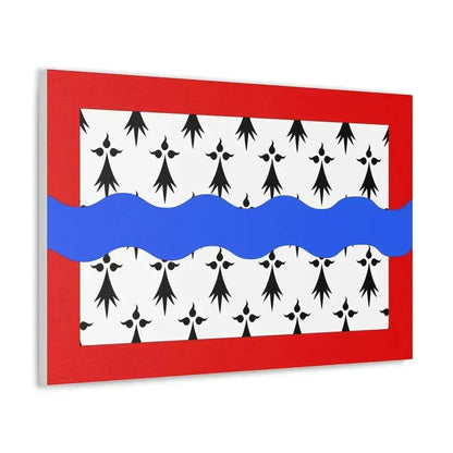 Flag of Haute Vienne France 2 - Canvas Wall Art - The Sticker Space