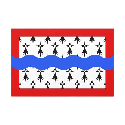 Flag of Haute Vienne France 2 - Canvas Wall Art - The Sticker Space