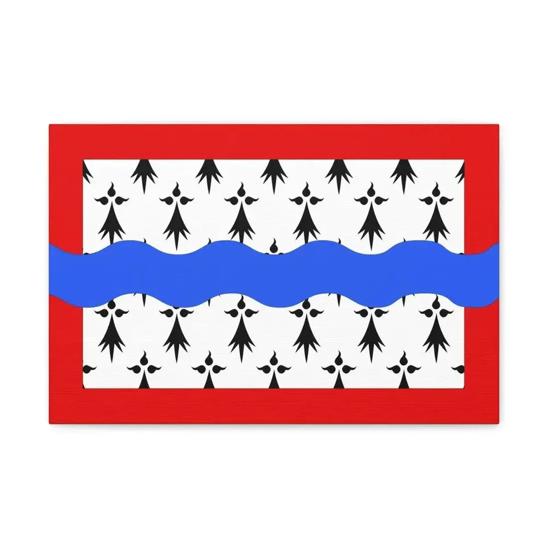 Flag of Haute Vienne France 2 - Canvas Wall Art - The Sticker Space