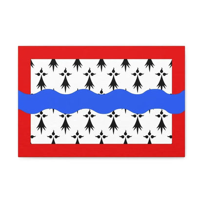 Flag of Haute Vienne France 2 - Canvas Wall Art - The Sticker Space