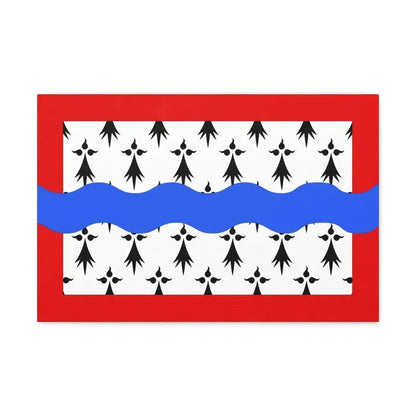 Flag of Haute Vienne France 2 - Canvas Wall Art - The Sticker Space