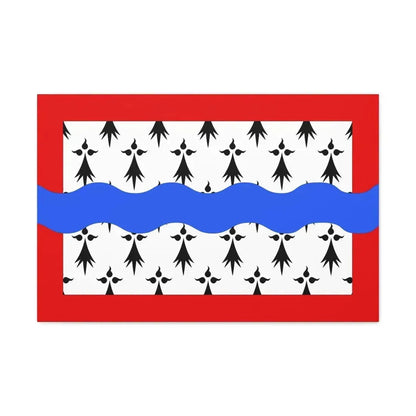 Flag of Haute Vienne France 2 - Canvas Wall Art - The Sticker Space
