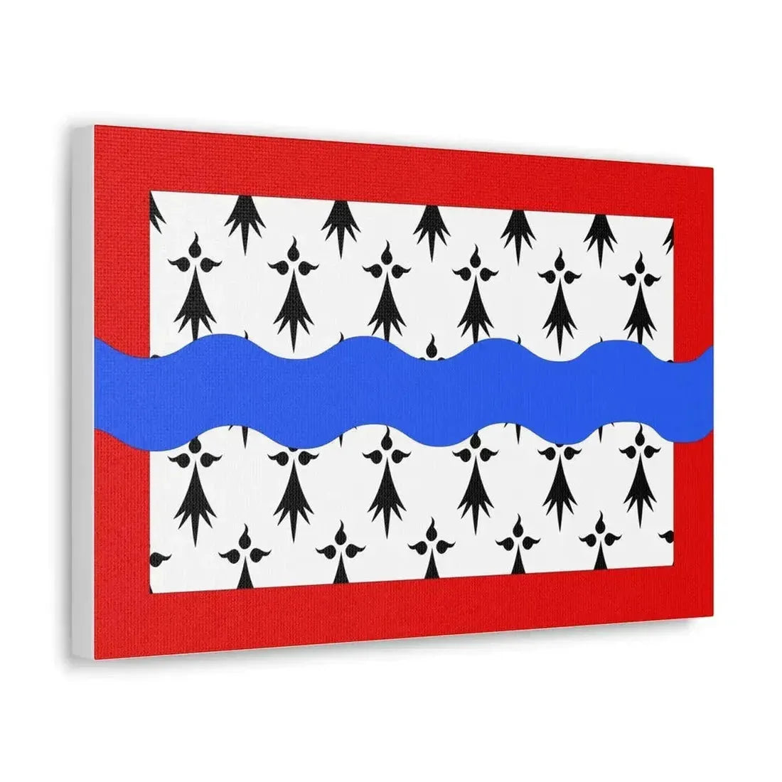 Flag of Haute Vienne France 2 - Canvas Wall Art - The Sticker Space