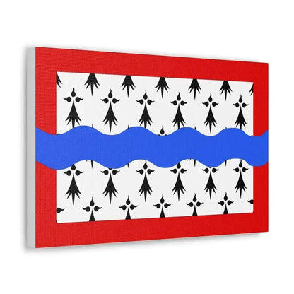 Flag of Haute Vienne France 2 - Canvas Wall Art - The Sticker Space
