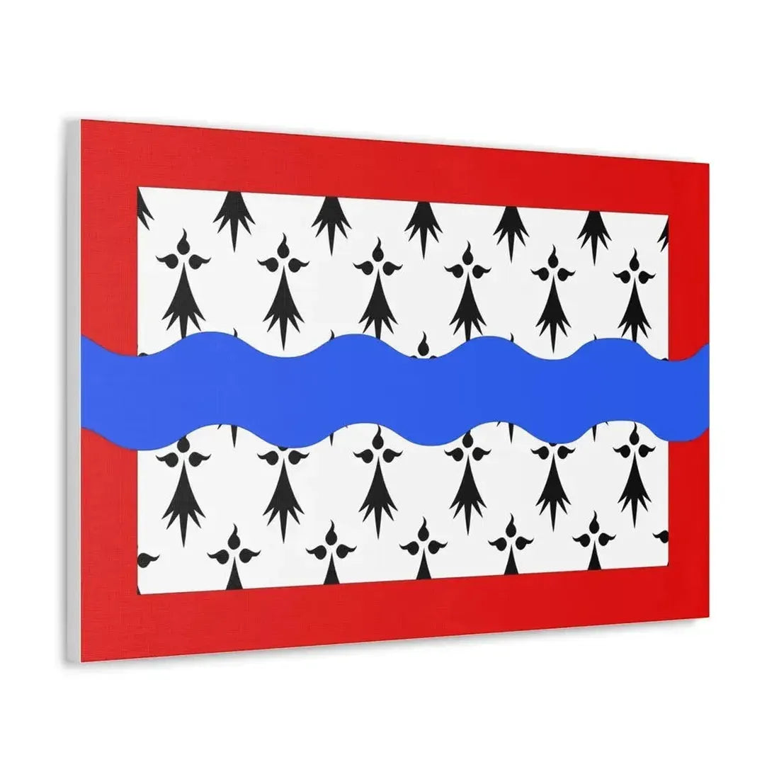 Flag of Haute Vienne France 2 - Canvas Wall Art - The Sticker Space