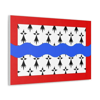 Flag of Haute Vienne France 2 - Canvas Wall Art - The Sticker Space