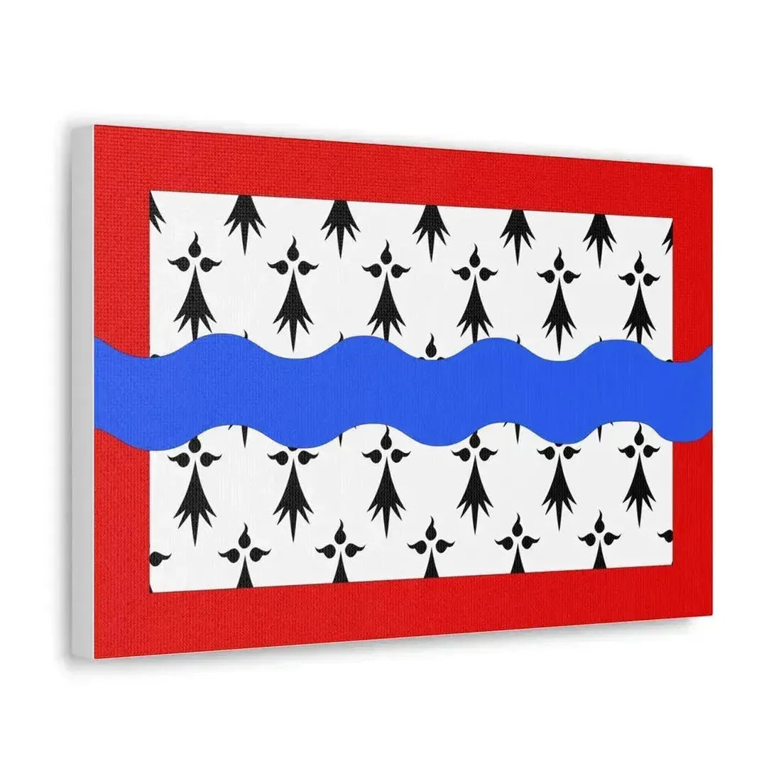 Flag of Haute Vienne France 2 - Canvas Wall Art - The Sticker Space