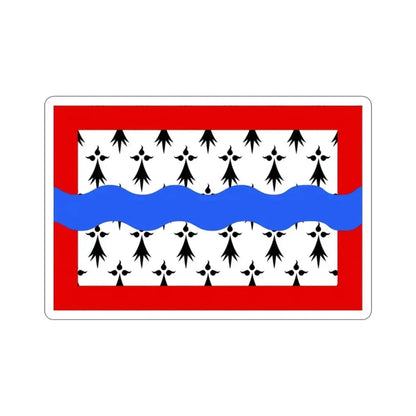 Flag of Haute Vienne France 2 STICKER Vinyl Die-Cut Decal 2 Inch - The Sticker Space