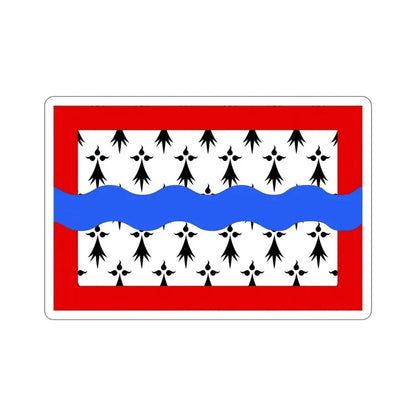 Flag of Haute Vienne France 2 STICKER Vinyl Die-Cut Decal 5 Inch - The Sticker Space