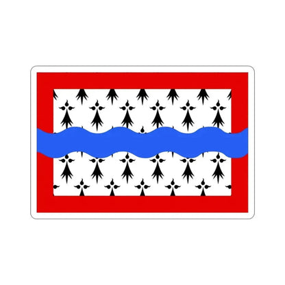 Flag of Haute Vienne France 2 STICKER Vinyl Die-Cut Decal - The Sticker Space
