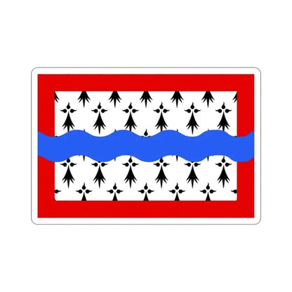Flag of Haute Vienne France 2 STICKER Vinyl Die-Cut Decal - The Sticker Space