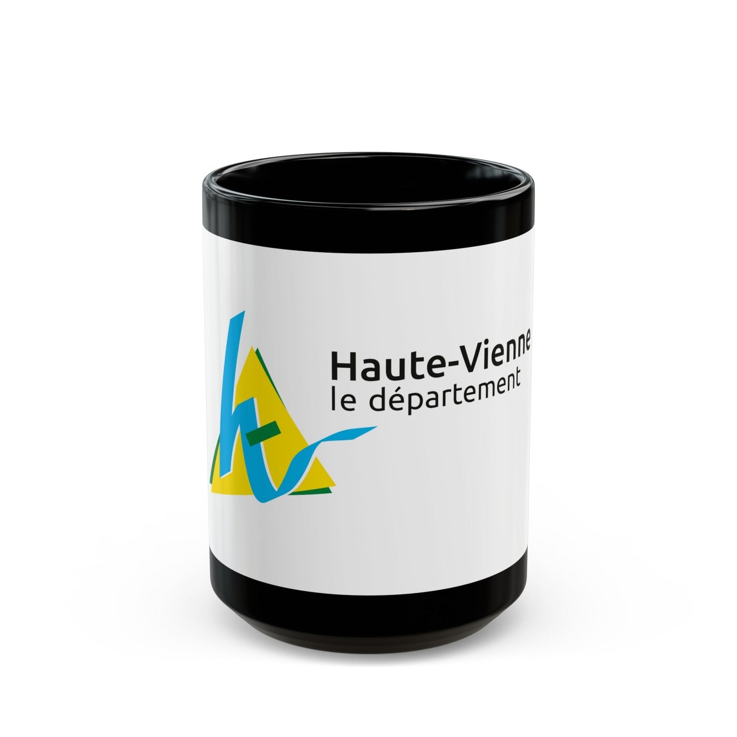 Flag of Haute Vienne France - Black Coffee Mug-15oz-The Sticker Space