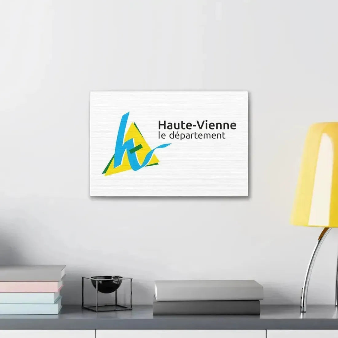 Flag of Haute Vienne France - Canvas Wall Art - The Sticker Space