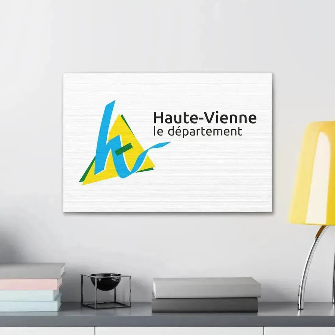 Flag of Haute Vienne France - Canvas Wall Art - The Sticker Space