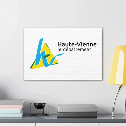 Flag of Haute Vienne France - Canvas Wall Art - The Sticker Space