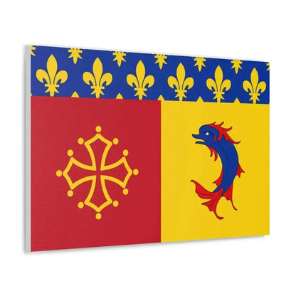 Flag of Hautes Alpes France - Canvas Wall Art - The Sticker Space