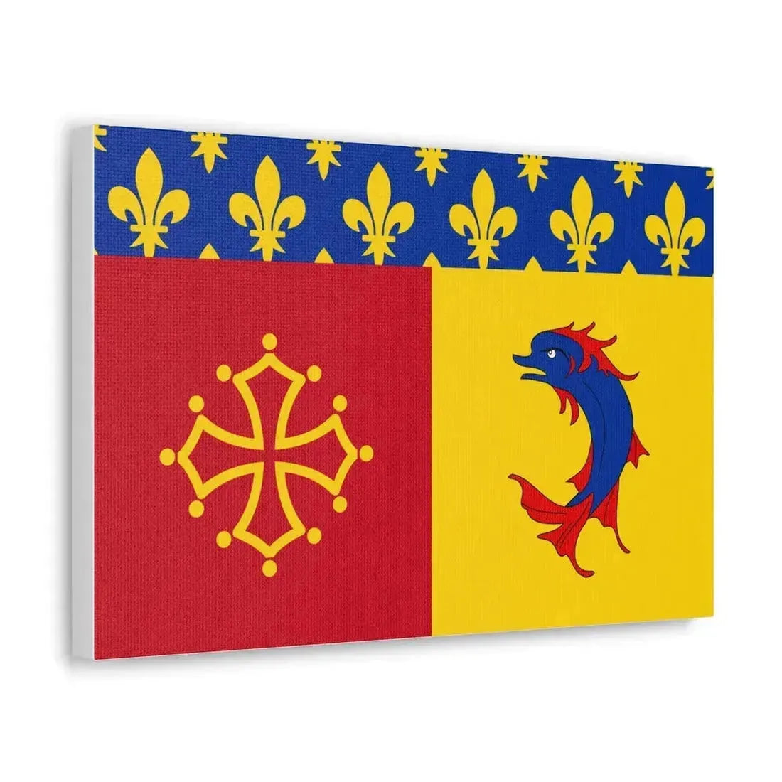 Flag of Hautes Alpes France - Canvas Wall Art - The Sticker Space