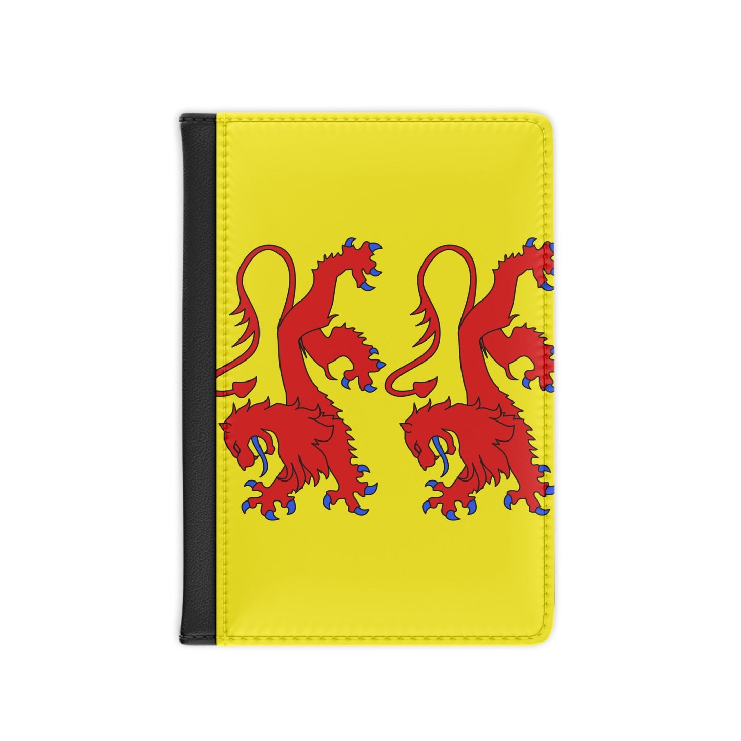 Flag of Hautes Pyrénées France 2 - Passport Holder-3.9" x 5.8"-The Sticker Space