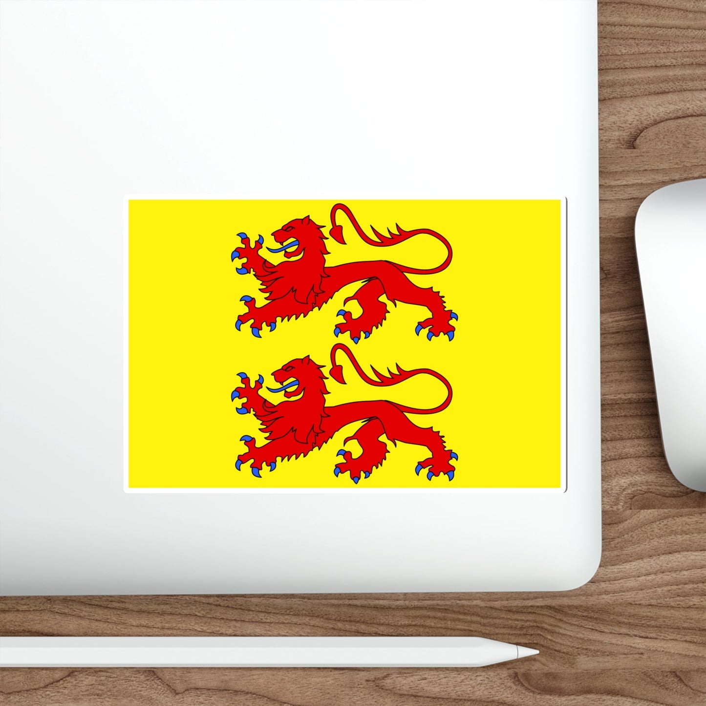 Flag of Hautes Pyrénées France 2 STICKER Vinyl Die-Cut Decal-The Sticker Space