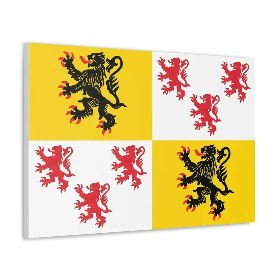 Flag of Hauts de France France 2 - Canvas Wall Art - The Sticker Space