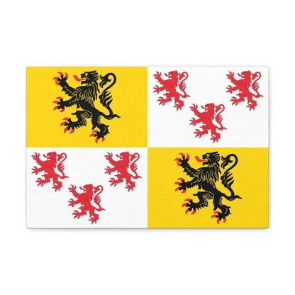 Flag of Hauts de France France 2 - Canvas Wall Art - The Sticker Space
