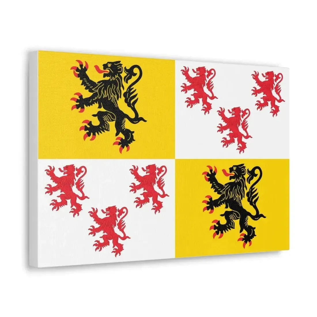 Flag of Hauts de France France 2 - Canvas Wall Art - The Sticker Space