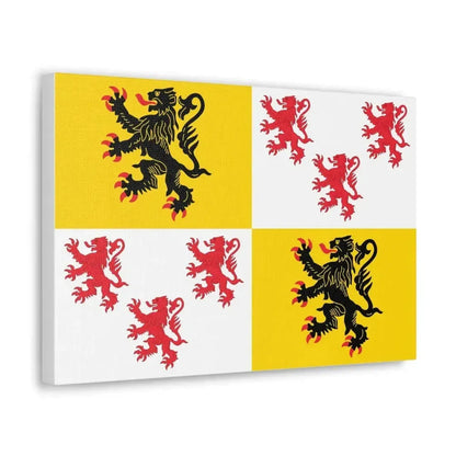 Flag of Hauts de France France 2 - Canvas Wall Art - The Sticker Space