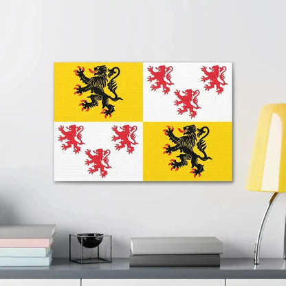 Flag of Hauts de France France 2 - Canvas Wall Art - The Sticker Space
