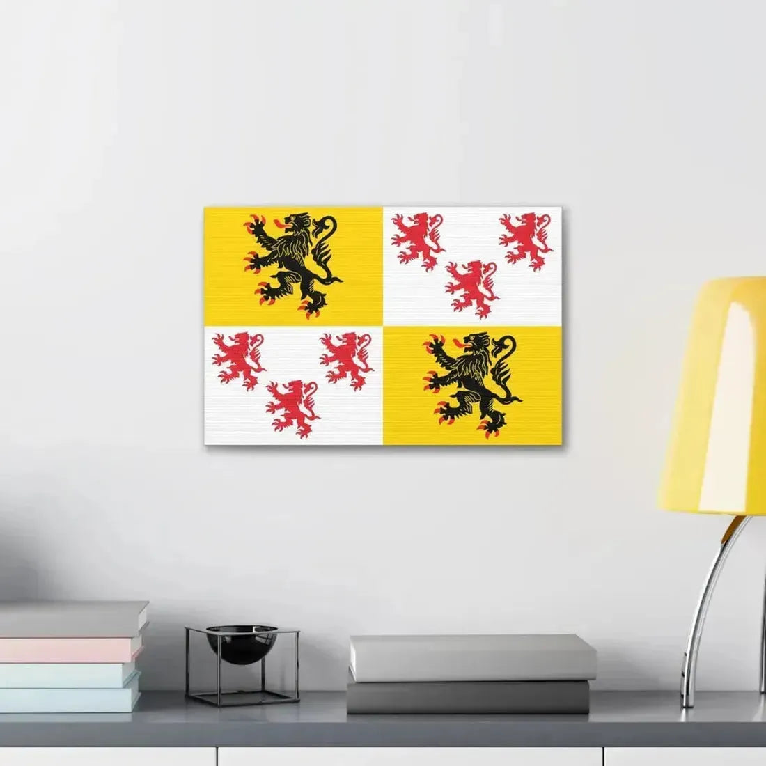 Flag of Hauts de France France 2 - Canvas Wall Art - The Sticker Space